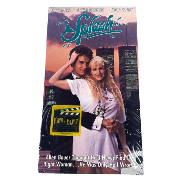 Factory Sealed Splash (VHS, 1996) Tom Hanks,Daryl Hannah,John Candy,Eugene L - Picture 1 of 6
